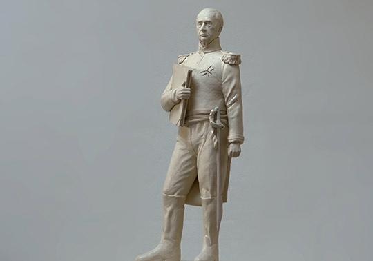 waterlinie museum, Kraijenhoff, sculpture, human model, modeling, annerose, historical character, clay